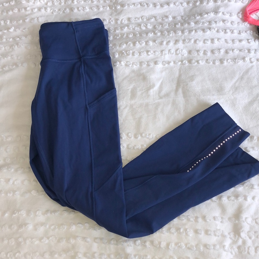 BRIGHT BLUE LULU PANTS (7/8 length)